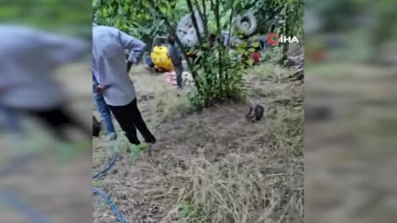 Kontrolden çıkan traktör can aldı: 3 çocuk annesi hayatını kaybetti