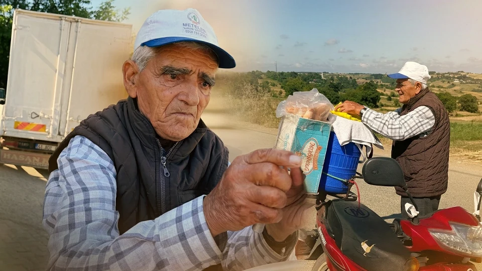 Sakarya'da 56 yıllık seyyar dondurmacı Hasan Yılmaz: 'Tamamen doğal yöntemlerle üretiyorum' | YEREL HABERLER