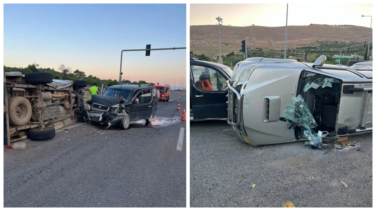 Siirt'te araçlar çarpıştı: 2 ağır yaralı