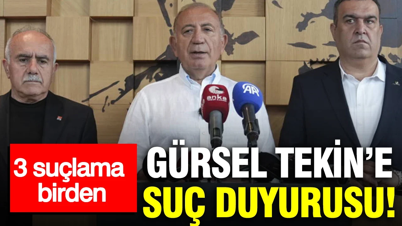 Yavuz Oğhan'dan Gürsel Tekin'e suç duyurusu: 3 suçlama birden