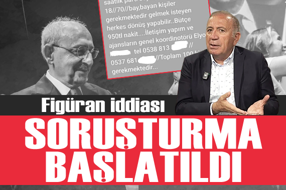 CHP'nin töreninde figüran iddiası: Soruşturma başlatıldı