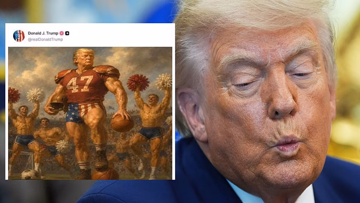 Trump'un yağlı boya portresi viral, Onur Ayı esprileri