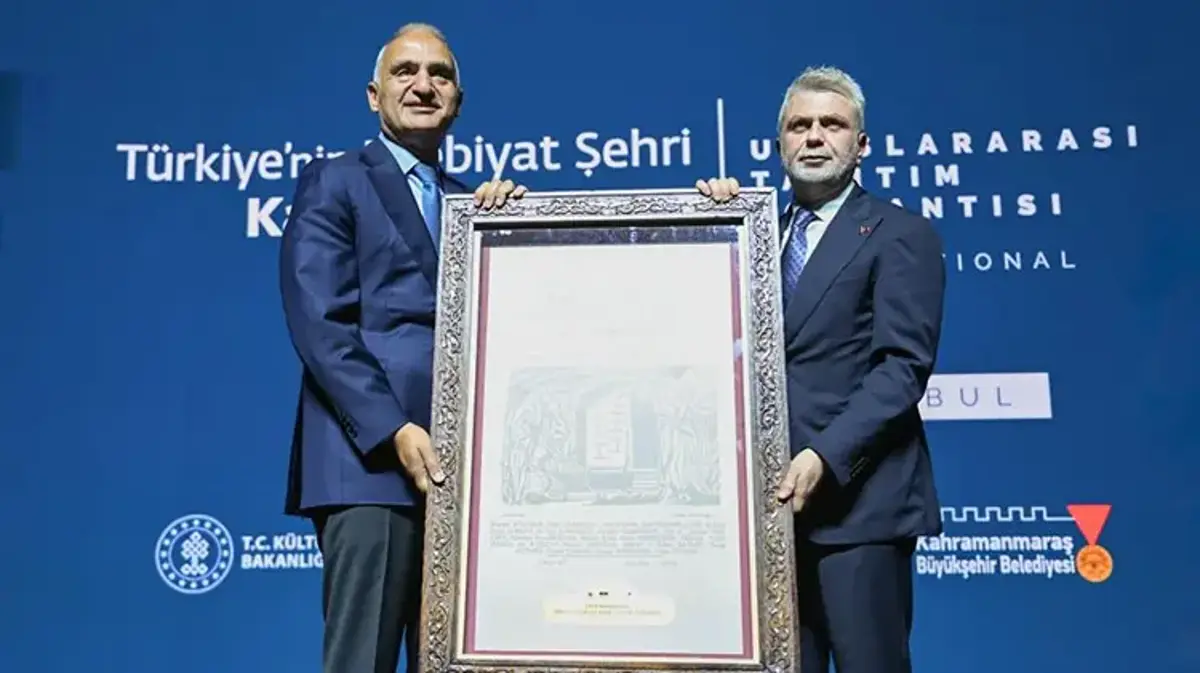 UNESCO tescilledi: Kahramanmaraş Türkiye’nin ilk 'edebiyat şehri' resmen ilan edildi! Milyon dolarlık yeni dönem başlıyor!