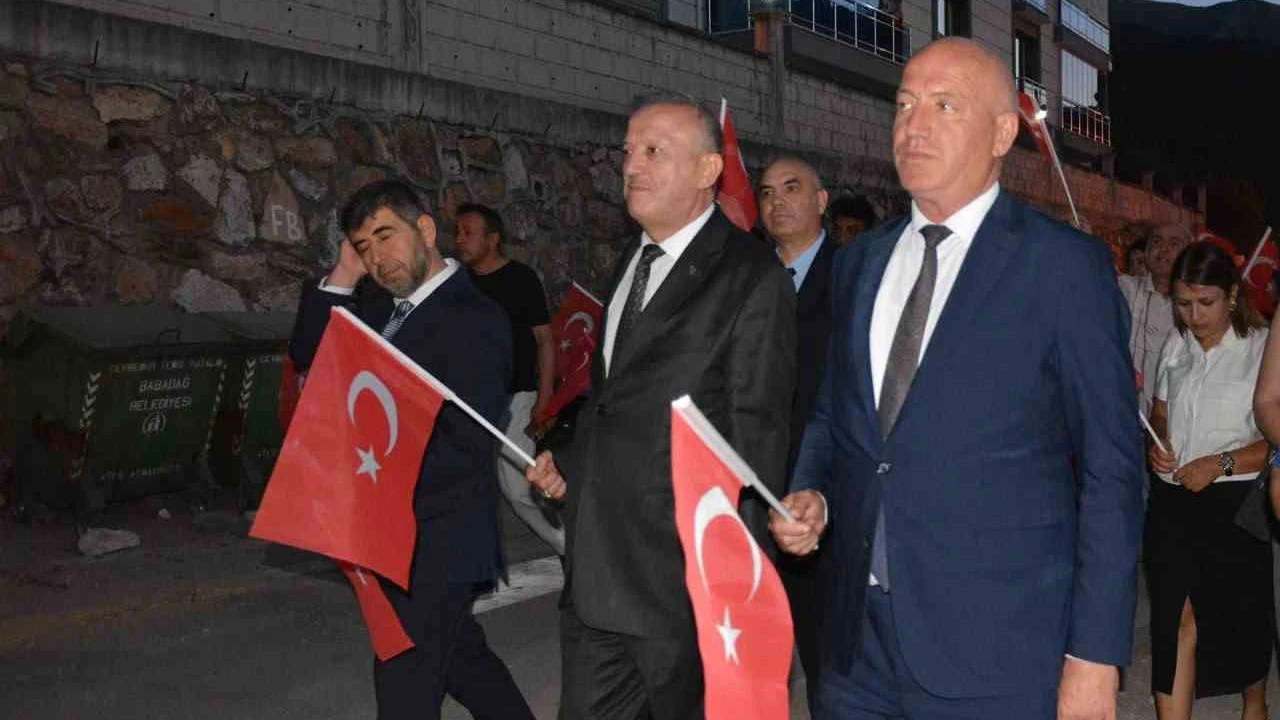 Babadağ 15 Temmuz gecesinde tek yürek oldu