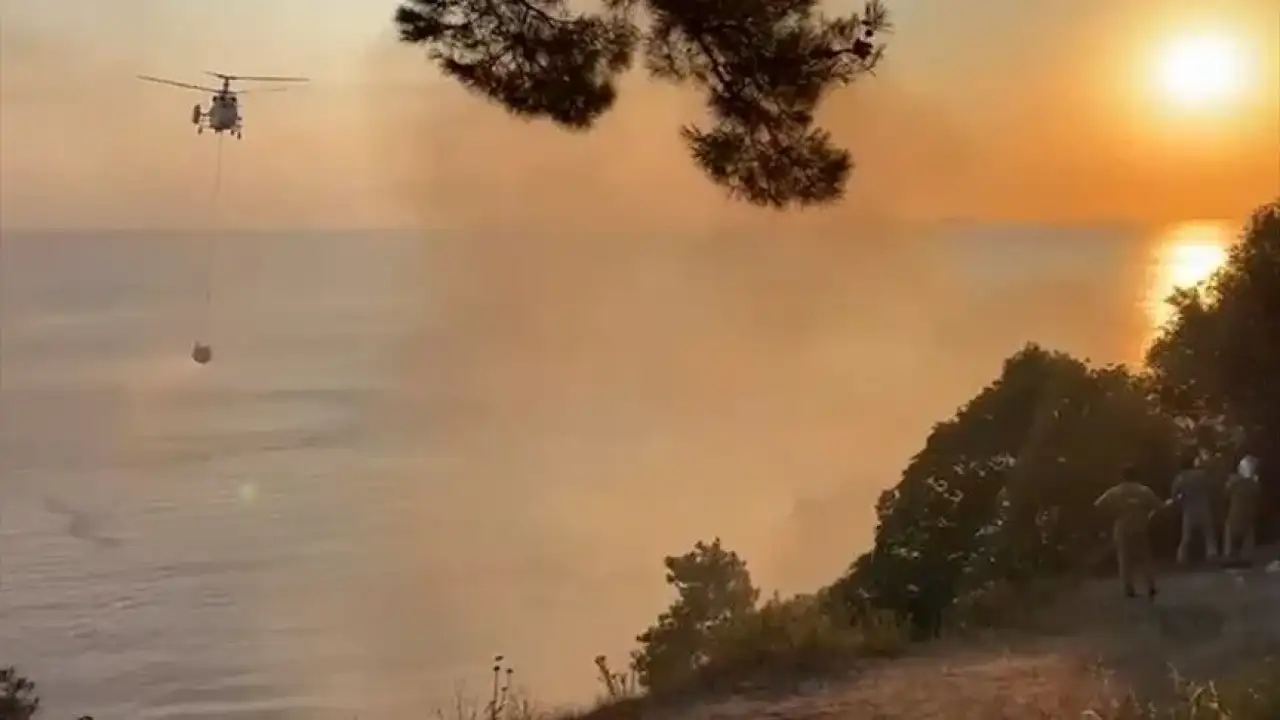 Büyükada'daki orman yangını devam ediyor! Müdahale için acil müdahale gemisi ve bir bot bölgeye sevk edildi