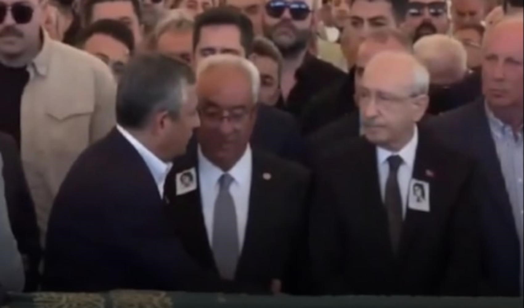 Özgür Özel ile Kemal Kılıçdaroğlu, Olcay Baykal’ın cenazesinde yan yana geldi