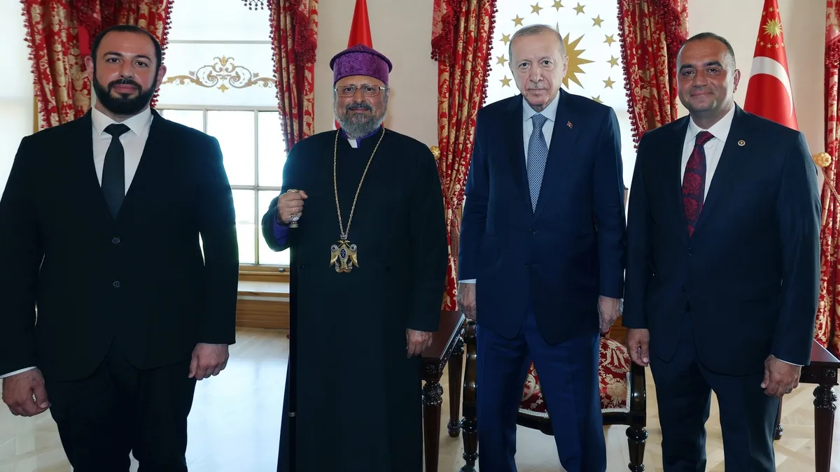 Başkan Erdoğan, Sevan Sıvacıoğlu ve Patrik Maşalyan’ı kabul etti