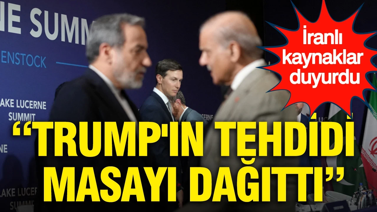İranlı kaynaklar duyurdu: Trump'ın tehdidi masayı dağıttı