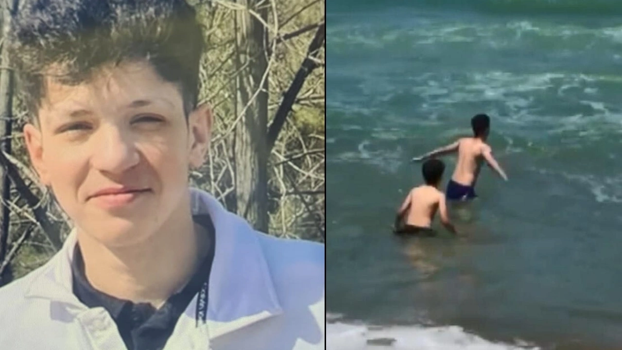 Yasaklı bölgede denize girmişti! 14 yaşındaki Halil'in son görüntüleri yürek yaktı