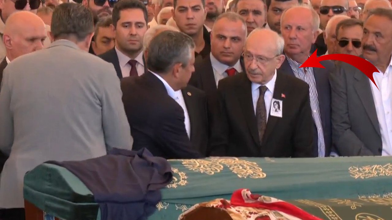 Siyasileri bir araya getiren cenaze! Özgür Özel, Kılıçdaroğlu'yla tokalaştı