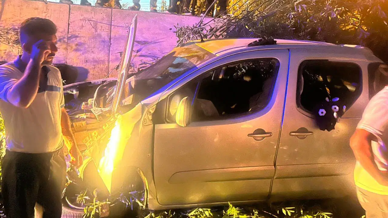 Van'da hafif ticari kamyonet şarampole yuvarlandı: Yaralılar var