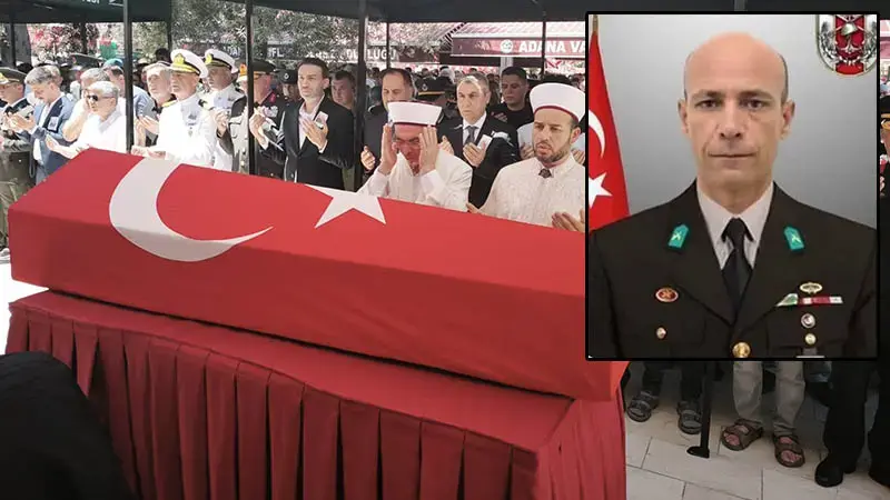 Suriye'de rahatsızlanıp şehit olan başçavuş toprağa verildi