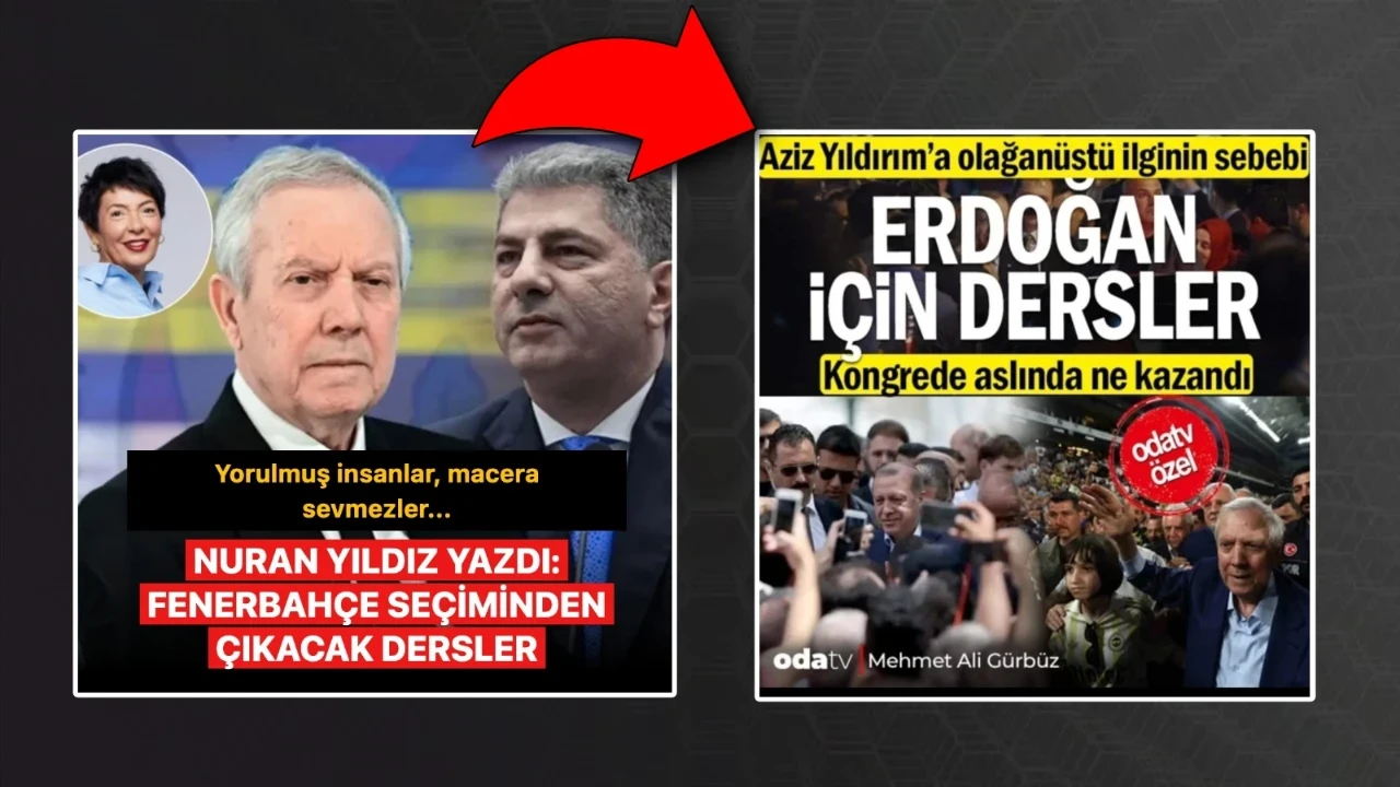Ne intihal, ne esinlenmedir? Nuran Yıldız, SuperHaber'e yazdıktan saatler sonra OdaTV'de benzer içeriğin yayınlanması tesadüf olabilir mi?