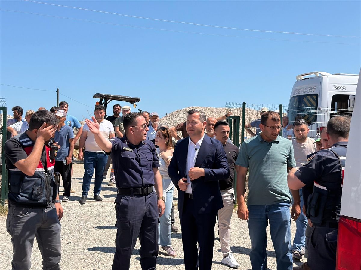 Samsun'da yaralanan traktör sürücüsü ambulans helikopterle hastaneye kaldırıldı