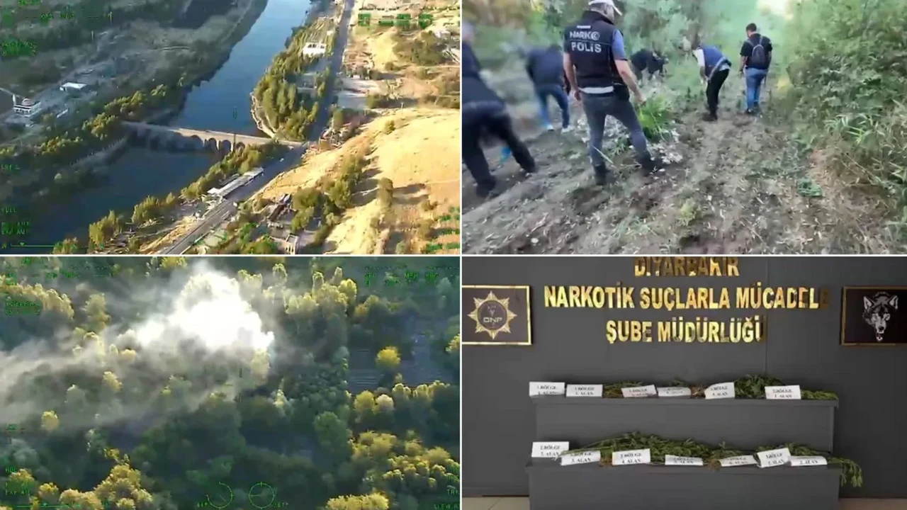 UNESCO listesindeki Hevsel Bahçeleri'nde uyuşturucu operasyonu!