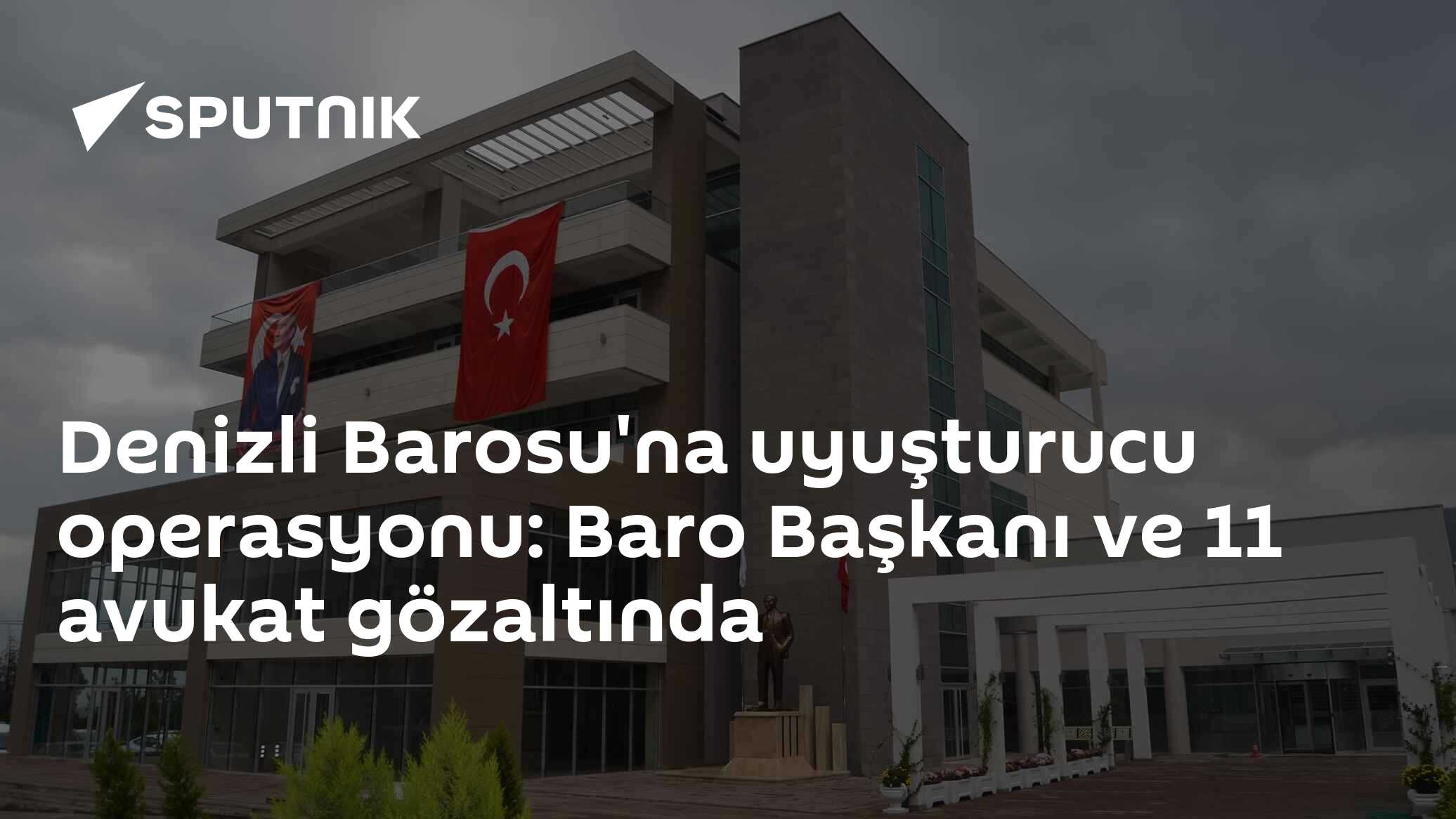 Denizli Barosu'na uyuşturucu operasyonu: Baro Başkanı ve 11 avukat gözaltında