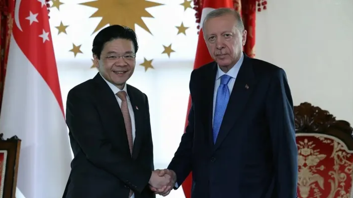Başkan Erdoğan, Singapur Başbakanı'nı kabul etti