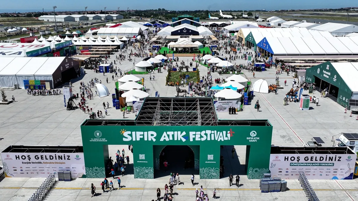 Sıfır Atık Festivali Atatürk Havalimanı’nda başladı! Kum sanatı, konserler ve atölyeler: Etkinlik renkli...