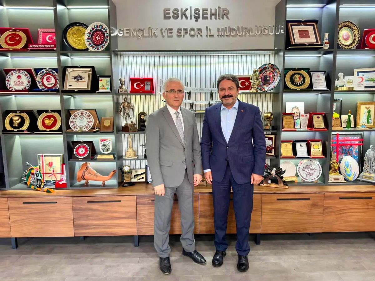ESOGÜ Rektörü Çolak, İl Müdürü Kalın'ı ziyaret etti