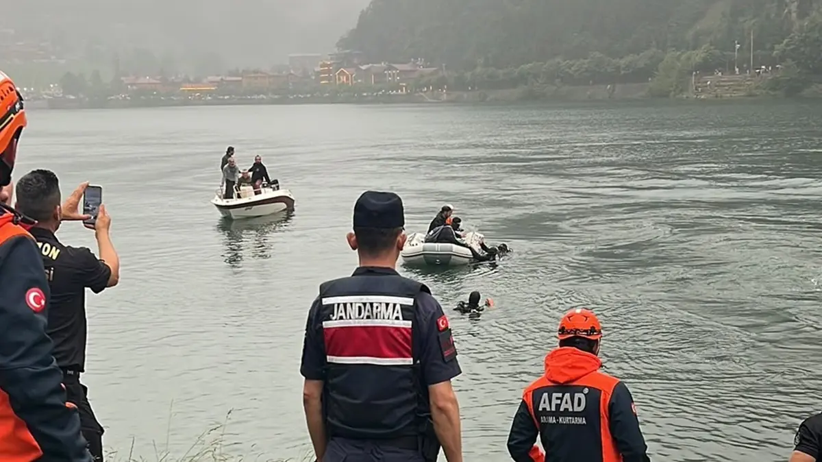 Çantasını almak için Uzungöl'e girdi hayatını kaybetti