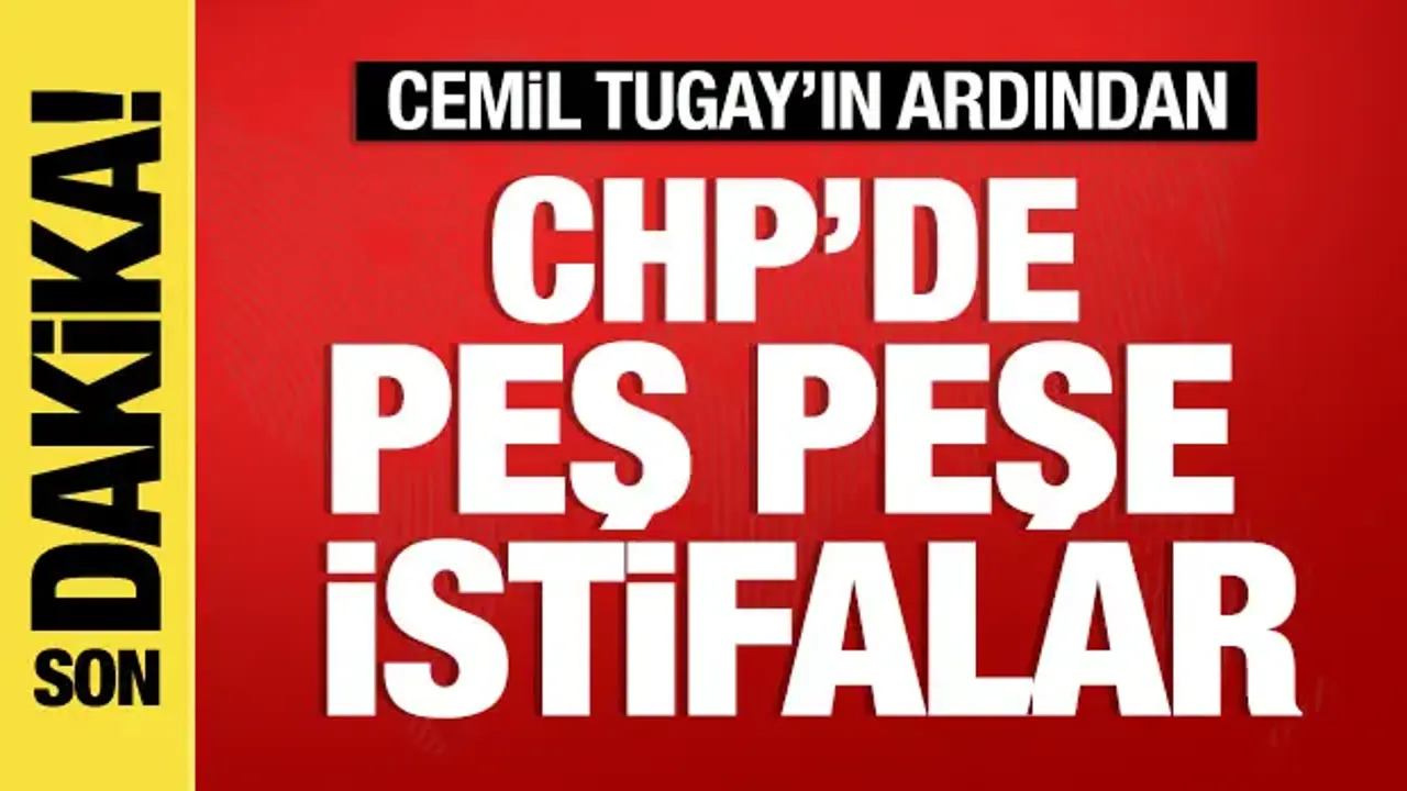 İzmir Büyükşehir Belediye Başkanı Tugay'ın ardından peş peşe istifalar