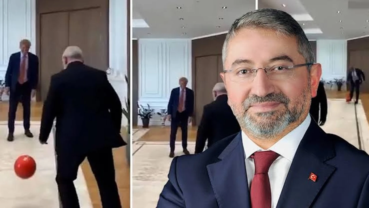 Büyükelçi ile futbol oynadı, sosyal medya makam odasını konuştu