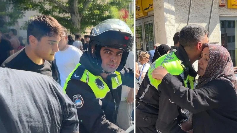YKS öncesi kimliğini evde unuttu: Motosikletli zabıta önce nüfus müdürlüğüne götürdü; sonra sınava yetiştirdi
