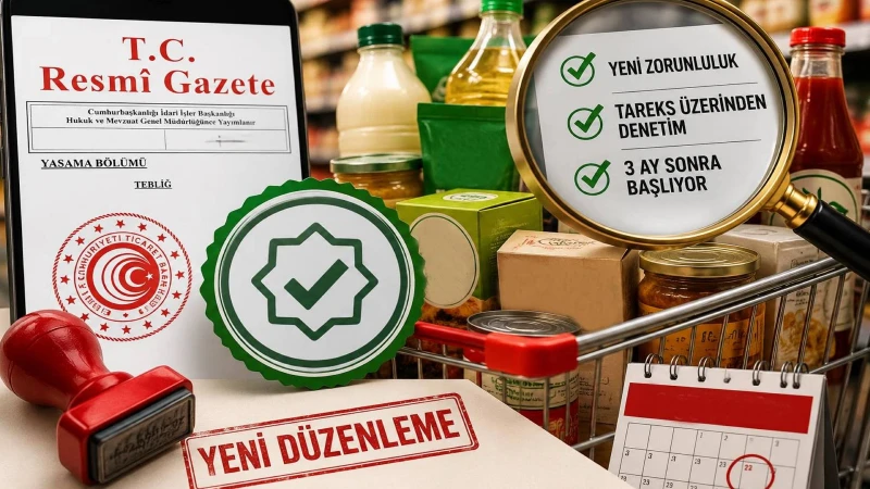 Helal belgeli ürünlerde yeni zorunluluk: Resmi Gazete'de yayımlandı 3 ay sonra başlıyor
