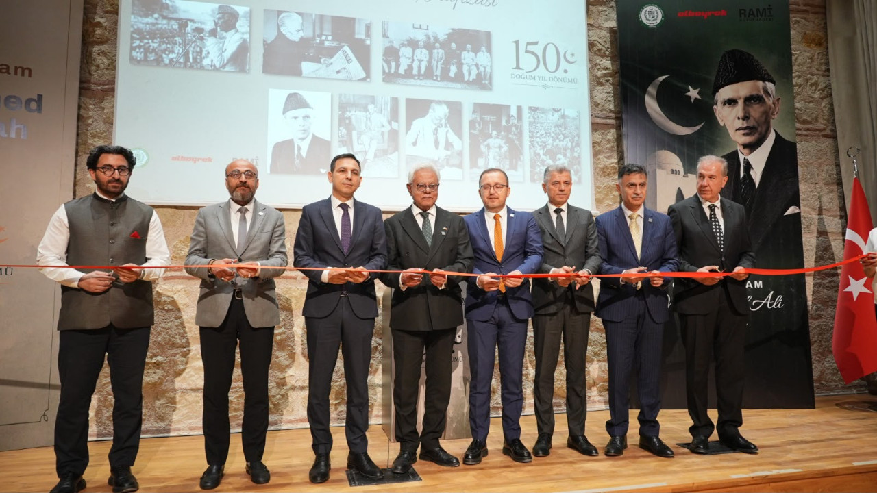 Pakistan'ın kurucusu Cinnah’ın 150. yaşı için Rami Kütüphanesi’nde sergi