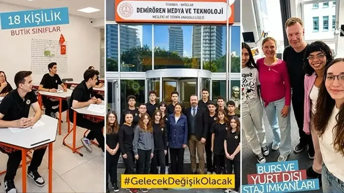 Demirören MTAL tercih döneminde kapılarını açtı! 'Geleceğin farklı senaryolarına bugünden hazırlıyor'
