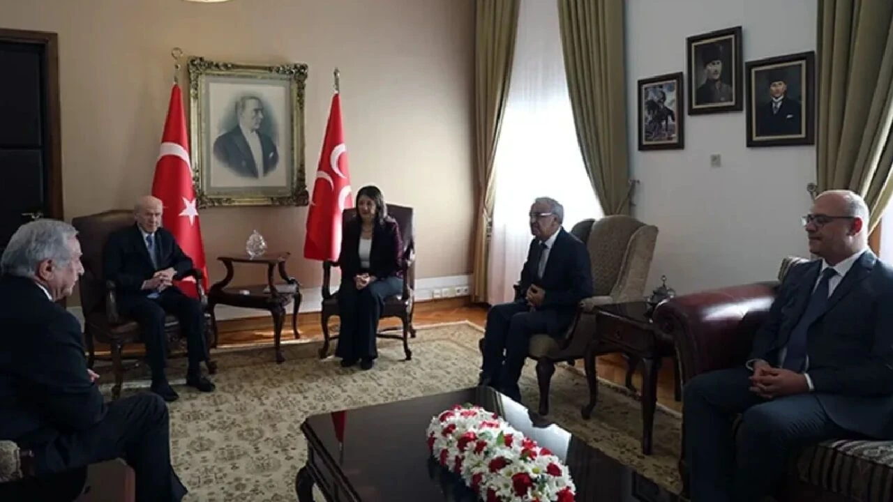 DEM Parti heyeti Bahçeli ile görüştü: İstişarelerimiz devam edecek