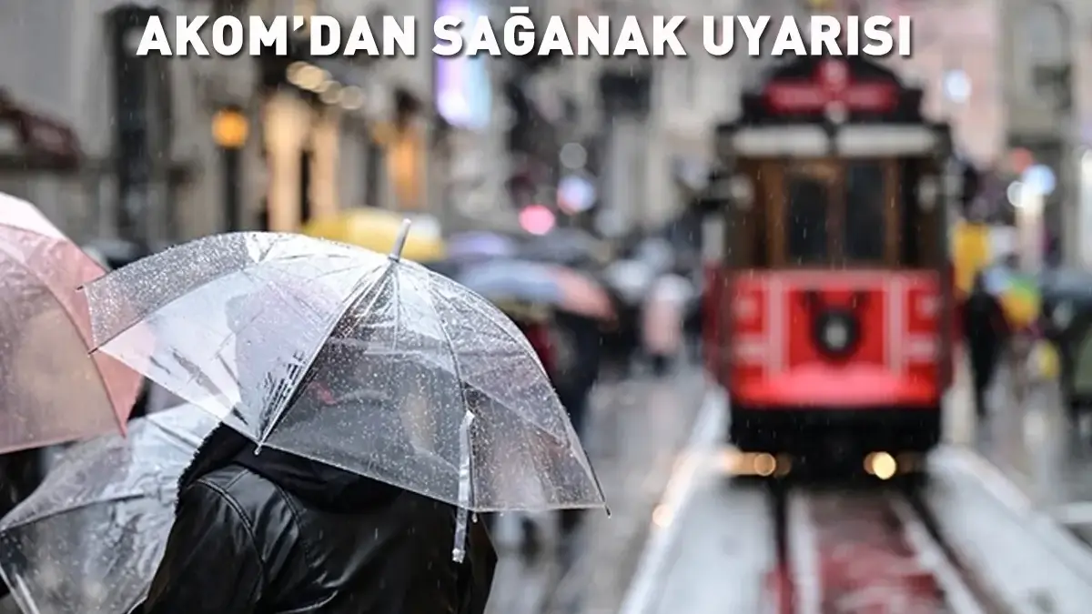DİKKAT! AKOM Uyardı, Tarih Belli Oldu: Gök Gürültülü Sağanak Alarmı!