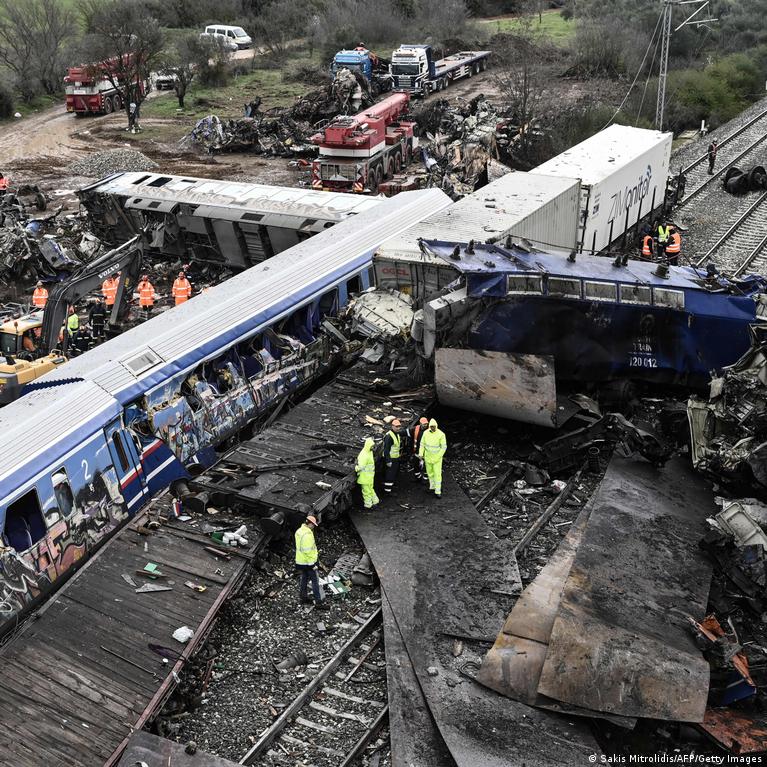 Yunanistan'da 57 kişinin öldüğü tren kazası davası başladı