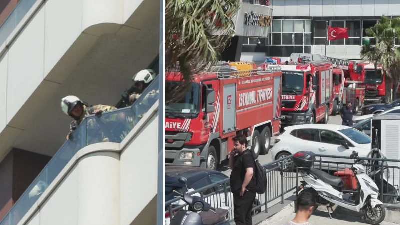 Esenyurt’ta 18 katlı rezidansta çıkan yangın söndürüldü