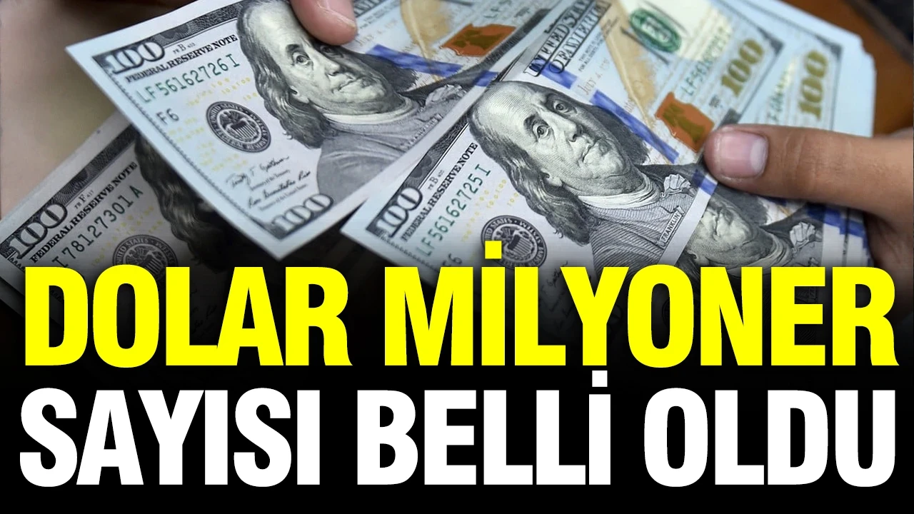 Dolar milyoner sayısı belli oldu