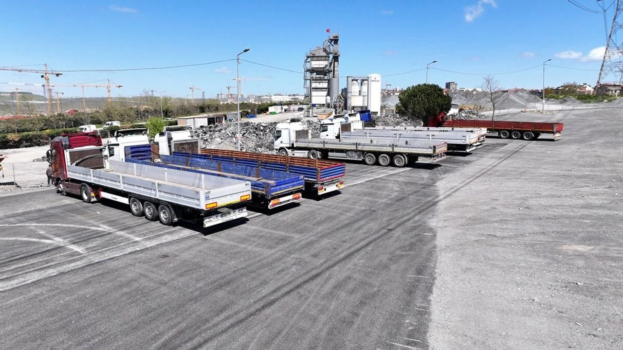 Esenler’de büyük araçlara özel otopark hizmete girdi