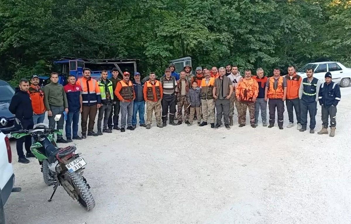 Yığılca'da fındık bahçeleri için sürek avı