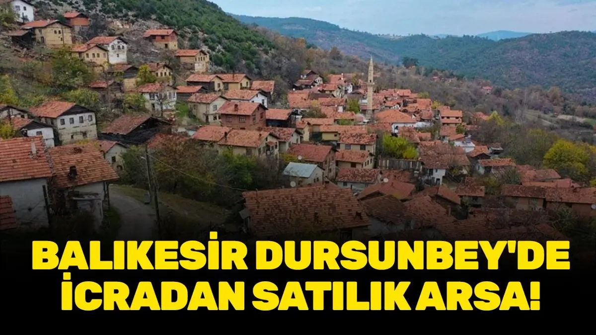 Balıkesir Dursunbey'de icradan satılık arsa!