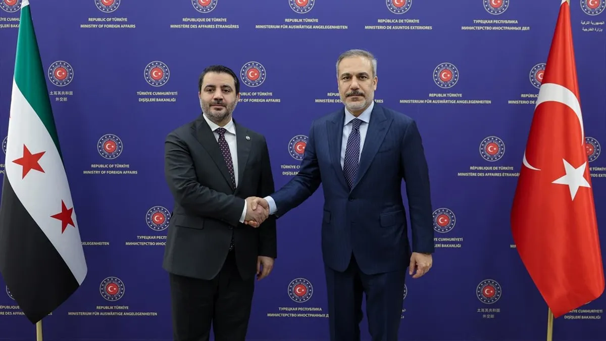 SON DAKİKA I Bakan Fidan, Suriye Dışişleri Bakanı Şeybani ile görüştü
