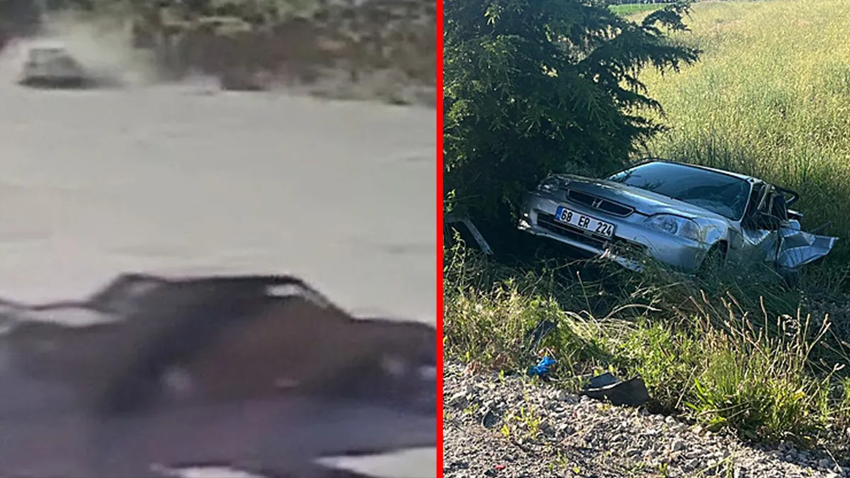 Nevşehir’de acı kaza! Park halindeki otomobile ok gibi saplandı: Ölü ve yaralıların olduğu olay kameraya böyle yansıdı!