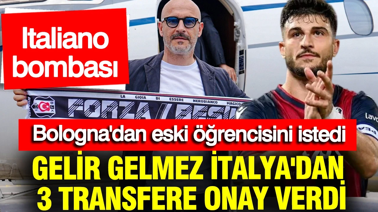 Bologna'dan eski öğrencisini istedi... Italiano, Beşiktaş'a gelir gelmez İtalya'dan 3 transfere onay verdi