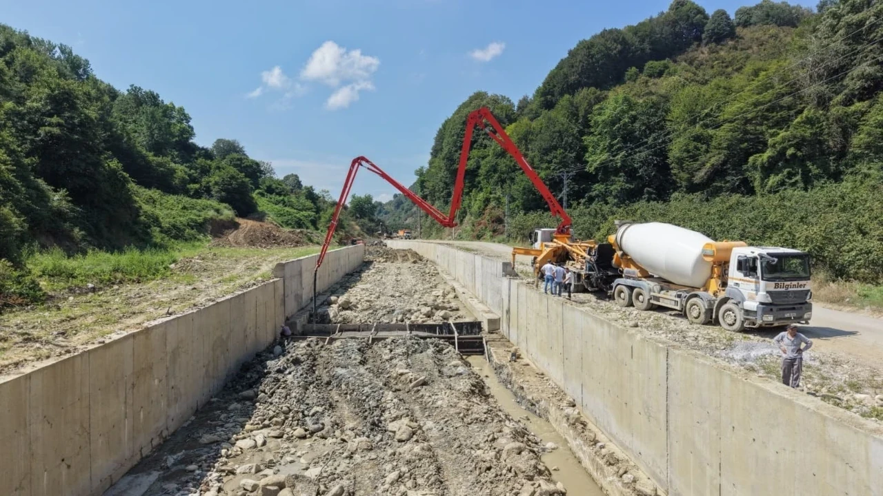 Düzce’de 7 yıl önceki sel felaketinin izleri siliniyor