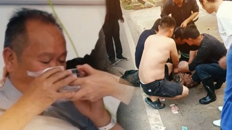 Çin'de kadını kurtarmaya çalışan adamın burnunu koparıp yuttu