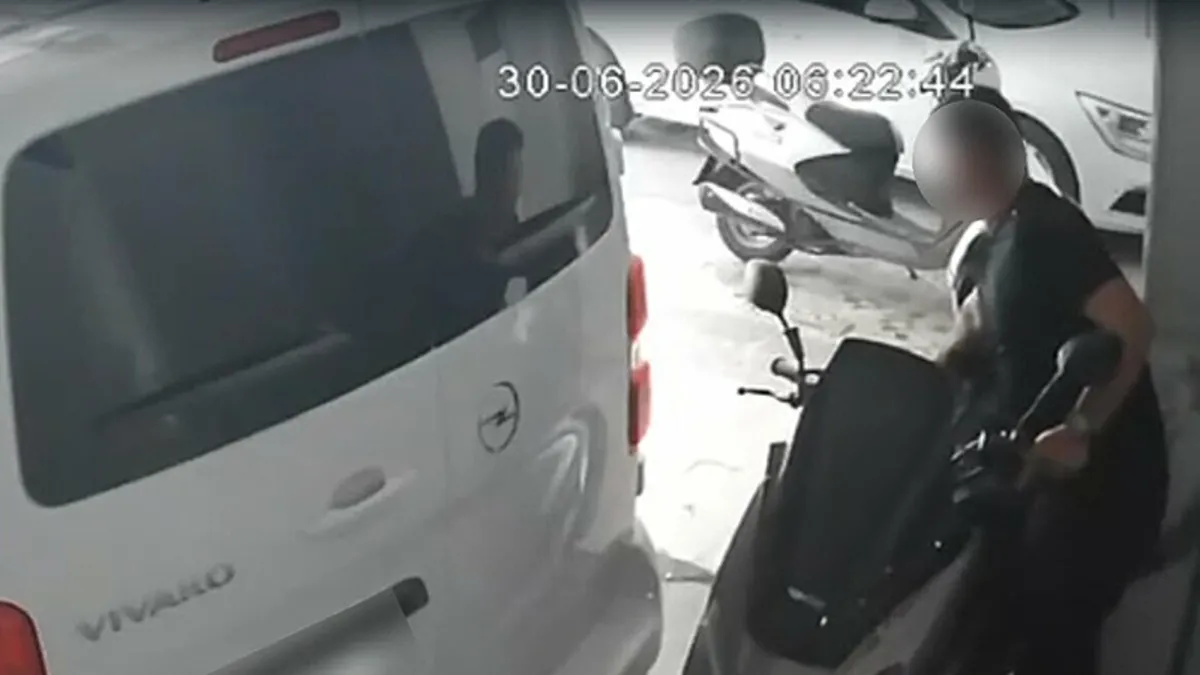 İzmir'de motosiklet hırsızlığı