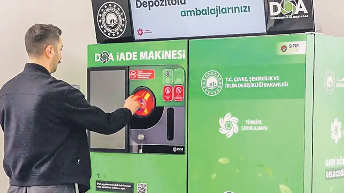 Geri dönüşümde tarihi gün! Ambalajı iade et paran hesaba yatsın