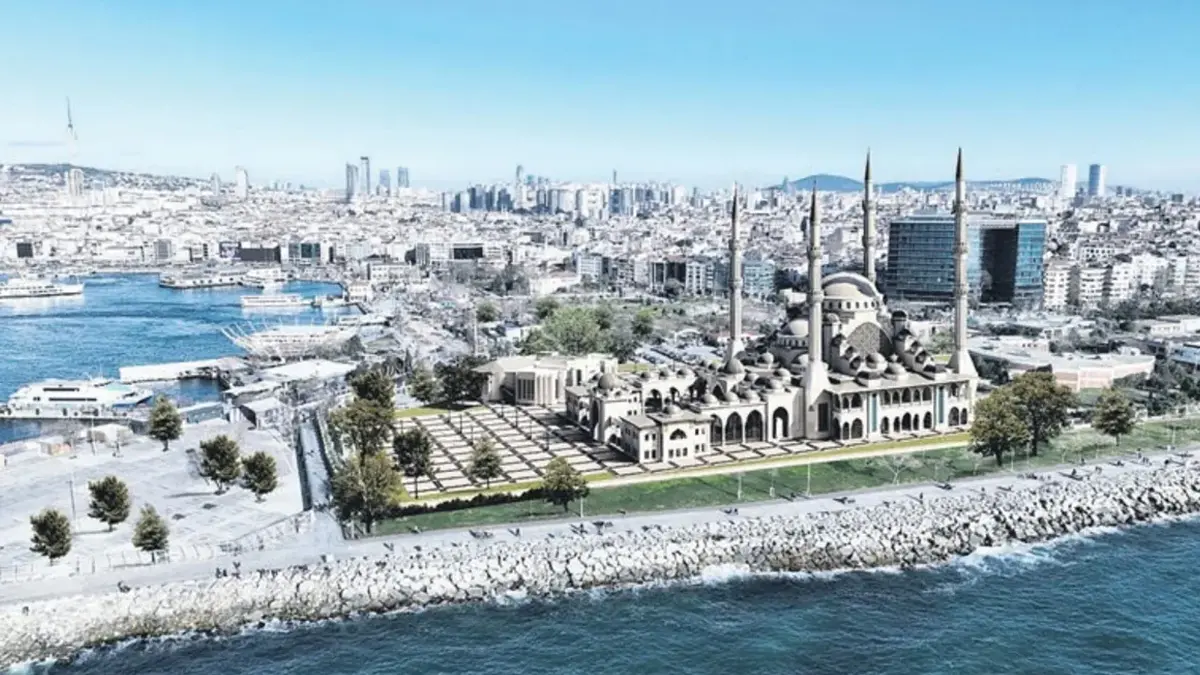 7 bin kişi ibadet edecek! Kadıköy Rıhtım Camii için ilk kazma vuruldu