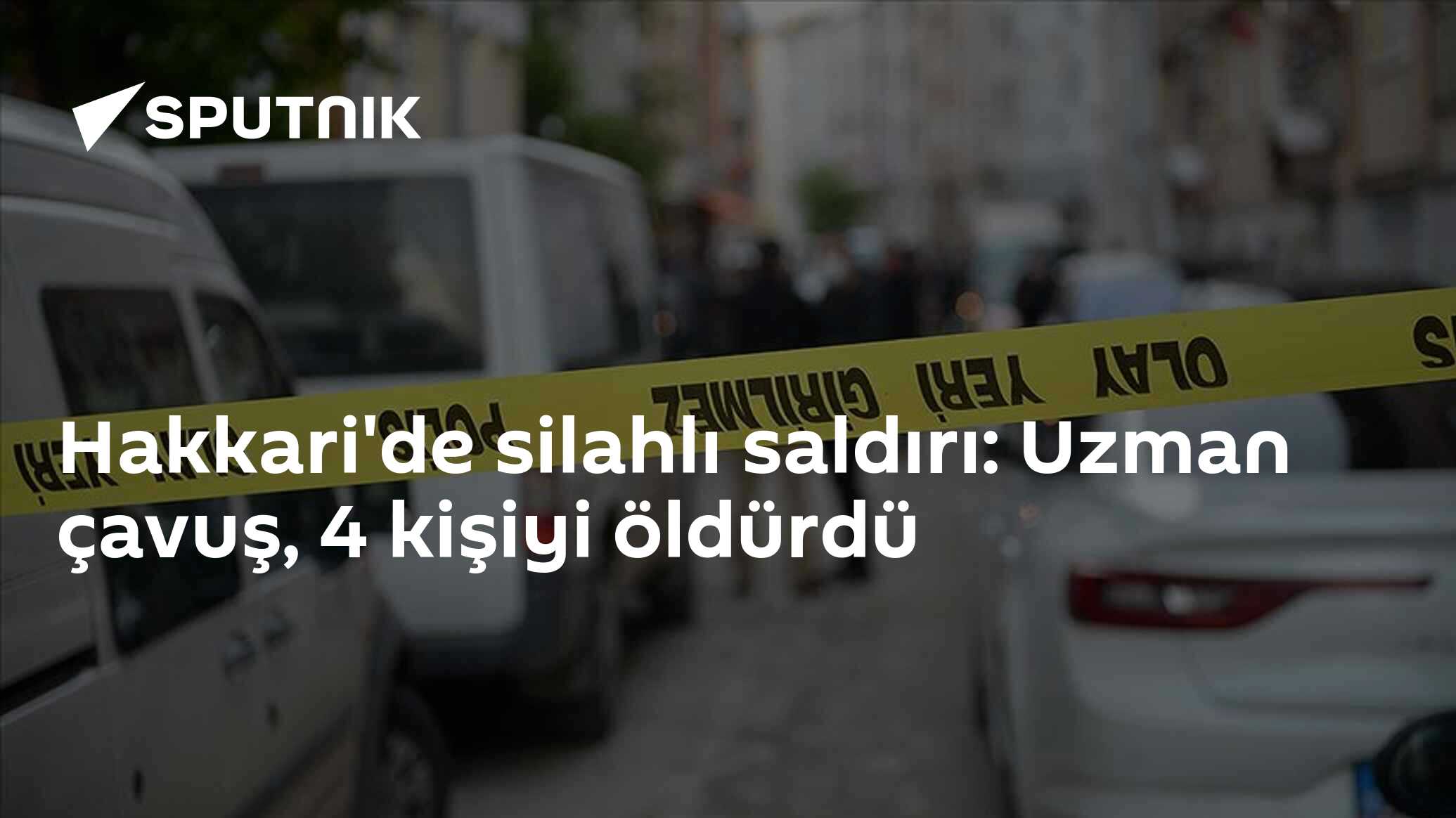 Hakkari'de silahlı saldırı: Uzman çavuş, 4 kişiyi öldürdü