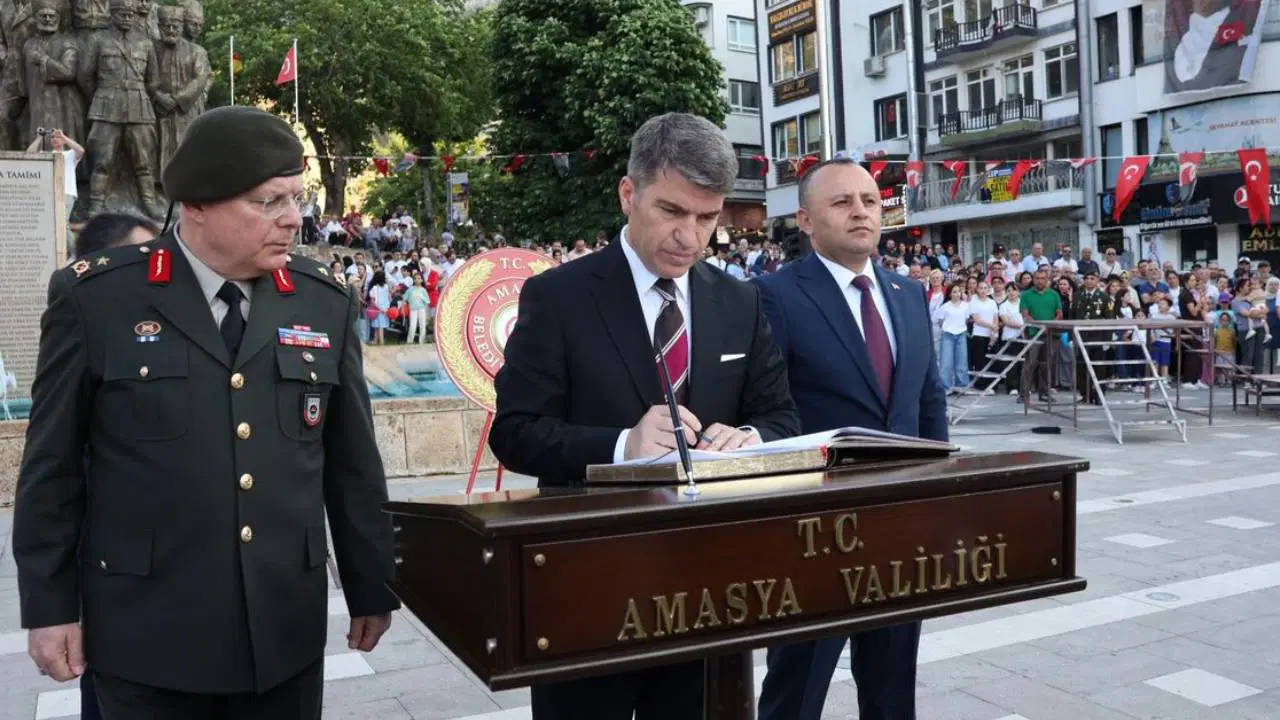 Atatürk’ün Amasya’ya gelişinin 107. yılı kutlandı