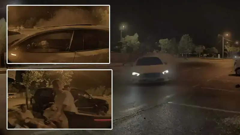 Beylikdüzü’nde kazanın ardından savrulan otomobil yol kenarında oturanların arasına daldı: 6 yaralı