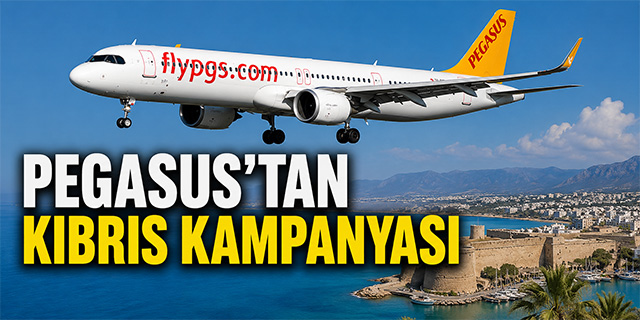 Pegasus’tan Kıbrıs Uçuşlarına Yüzde 40 İndirim